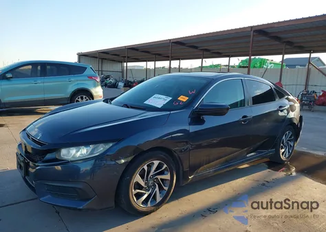 2016 Honda Civic Ex из США, поврежденный, VIN 19XFC2F73GE059854